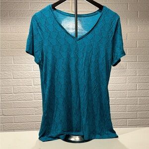 Apt.‎ 9 Teal Fitted Short Sleeve T-Shirt